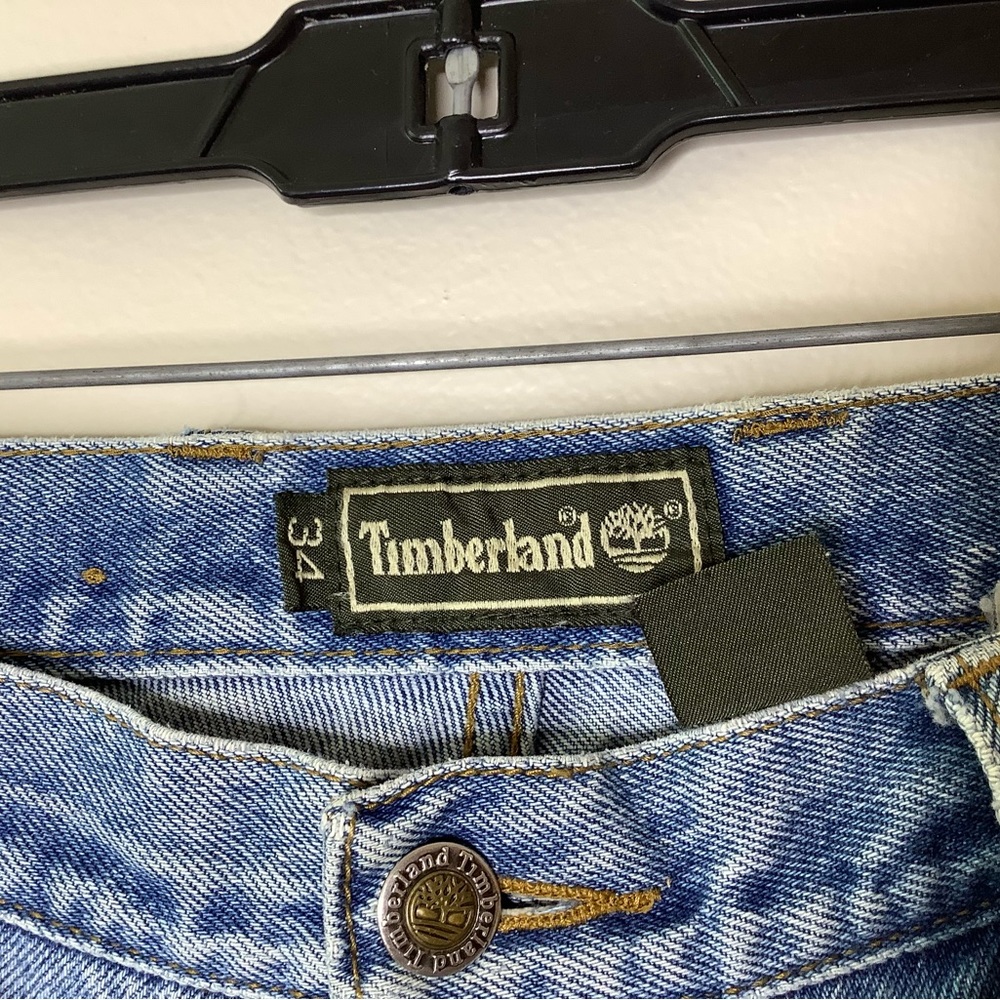 < Vintage Timberland Straight Leg Jeans Size 34 > - Picture 3 of 5